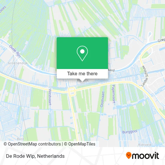 De Rode Wip Karte