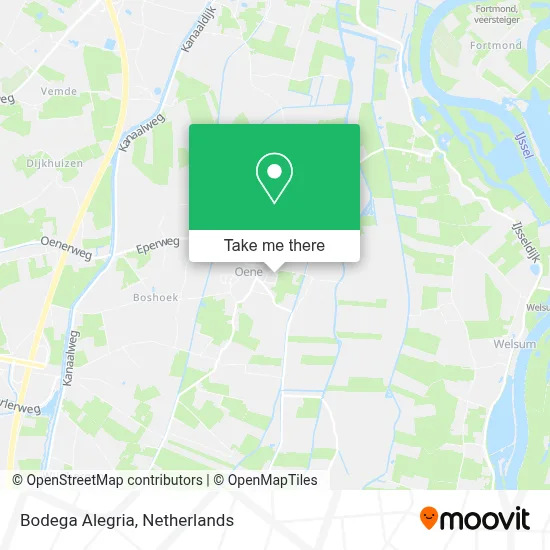 Bodega Alegria map