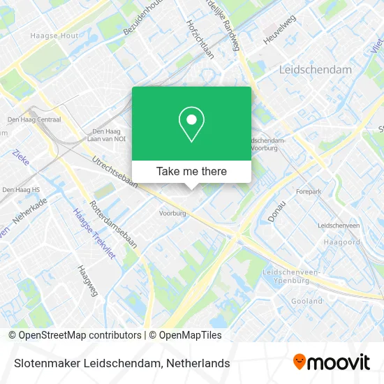 Slotenmaker Leidschendam map