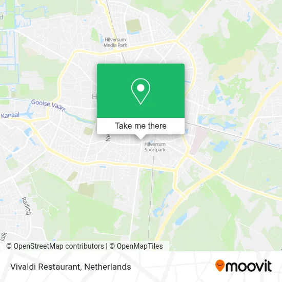 Restaurant Vivaldi map