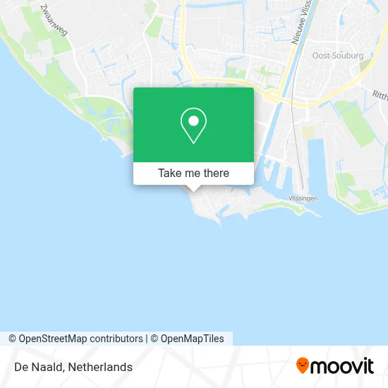 De Naald map