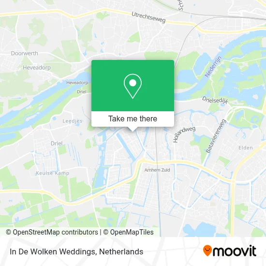 In De Wolken Weddings map