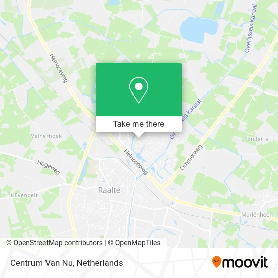 Centrum Van Nu map