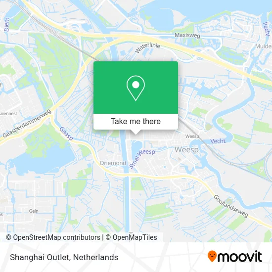 Shanghai Outlet map