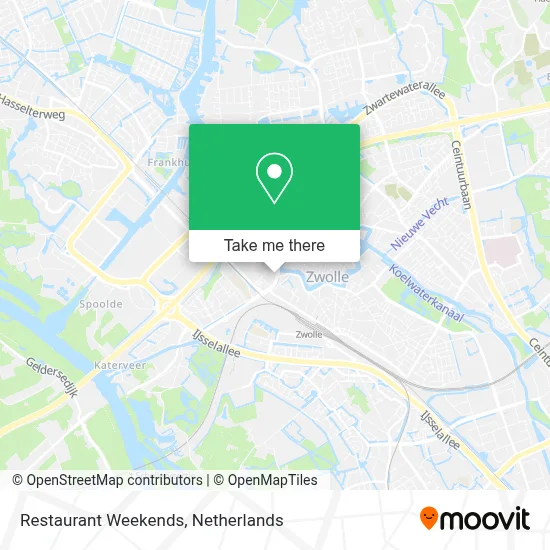 Restaurant Weekends map
