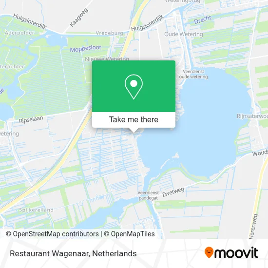 Restaurant Wagenaar map