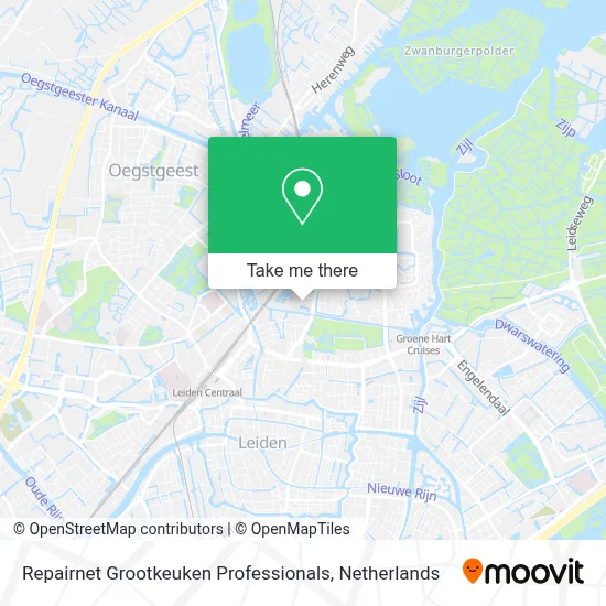 Repairnet Grootkeuken Professionals map