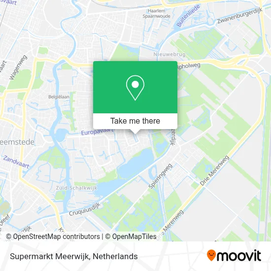 Supermarkt Meerwijk map