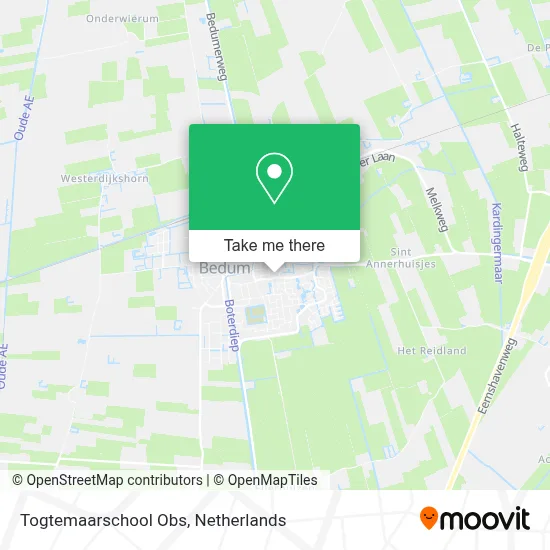Togtemaarschool Obs map