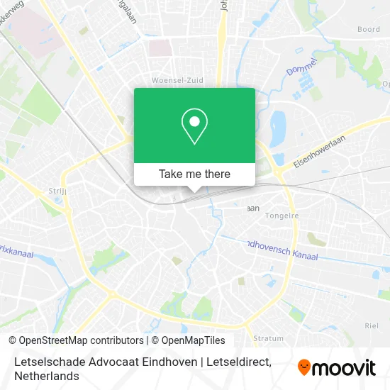 Letselschade Advocaat Eindhoven | Letseldirect map