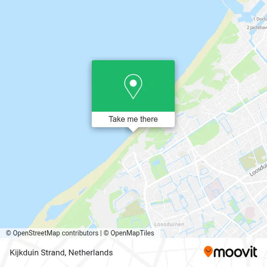 Kijkduin Strand map