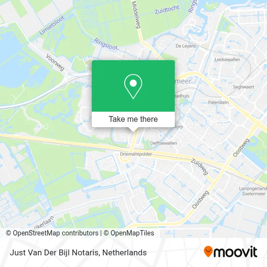 Just Van Der Bijl Notaris map