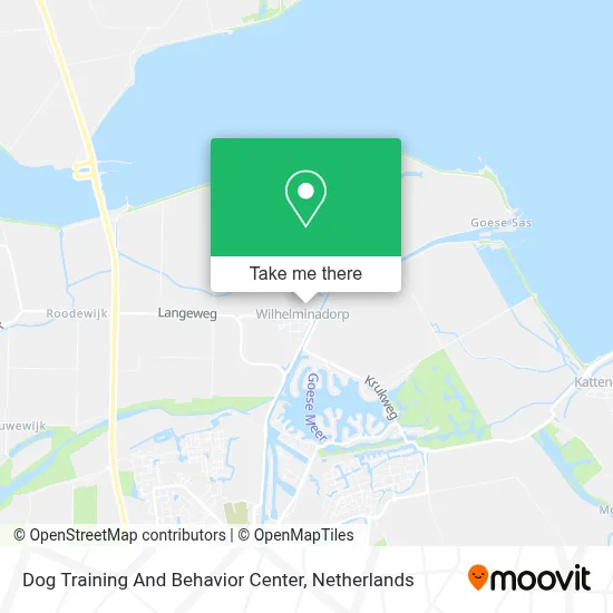 Dog Training And Behavior Center map
