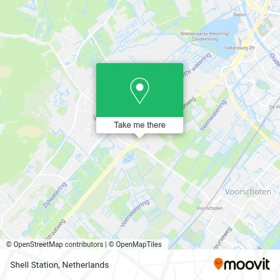 Shell Station map