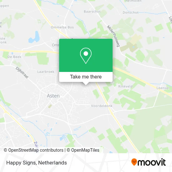Happy Signs map