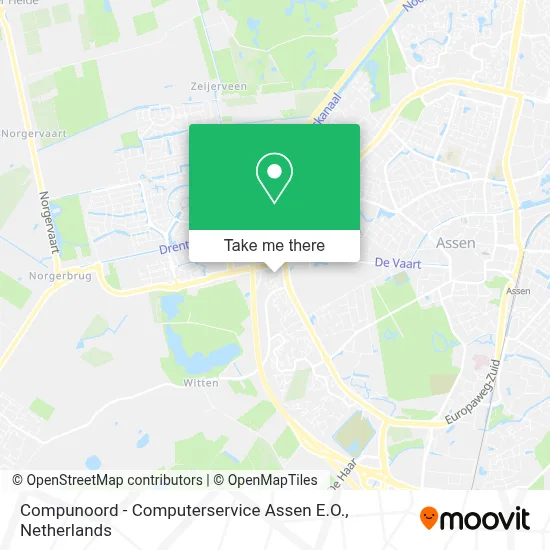 Compunoord - Computerservice Assen E.O. Karte