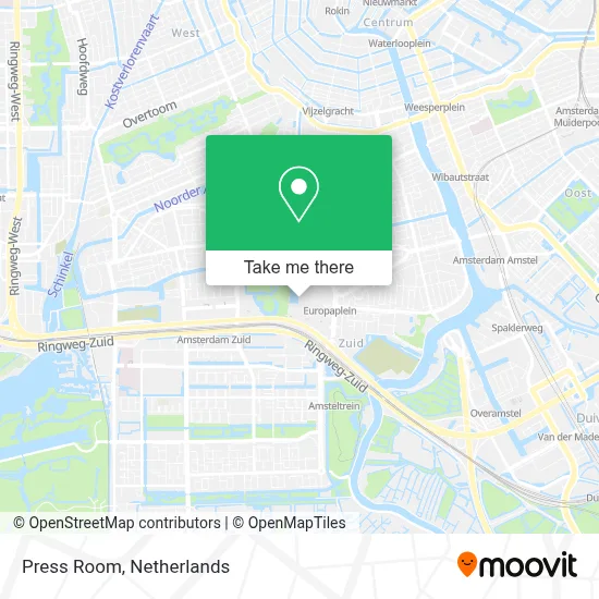Press Room map