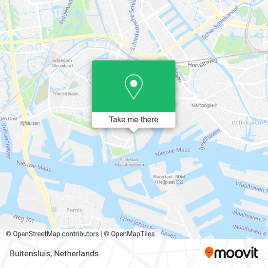 Buitensluis map
