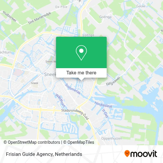Frisian Guide Agency map