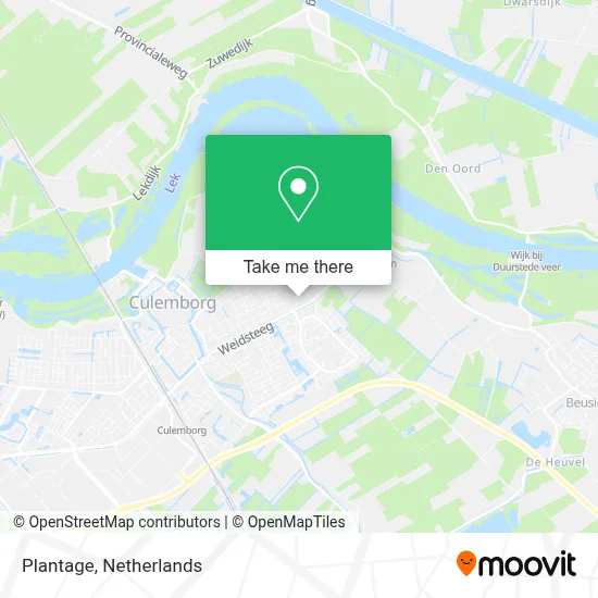 Plantage map