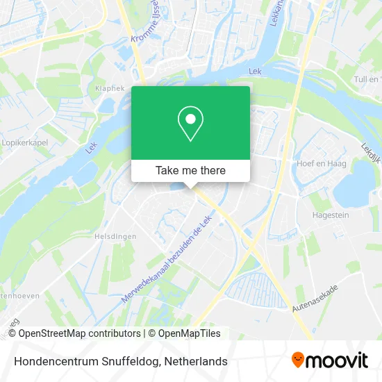 Hondencentrum Snuffeldog map