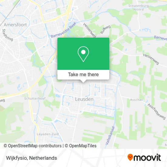 Wijkfysio map