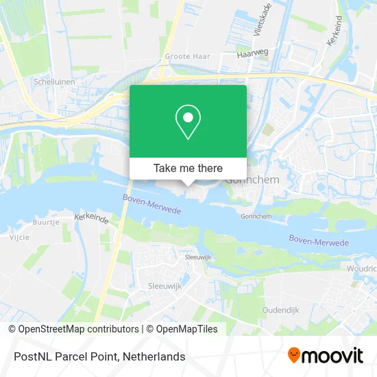 Postnl Pakketpunt map