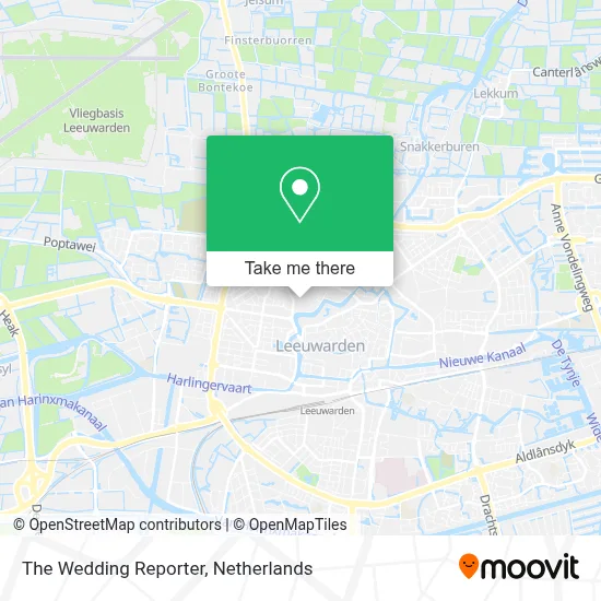 The Wedding Reporter map