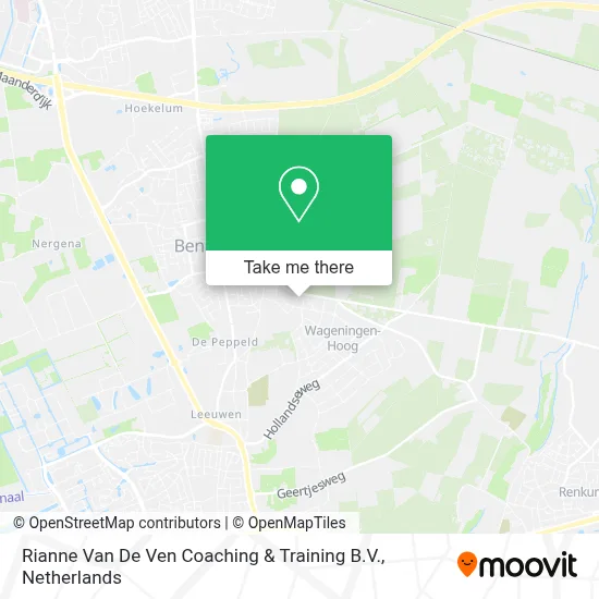Rianne Van De Ven Coaching & Training B.V. map