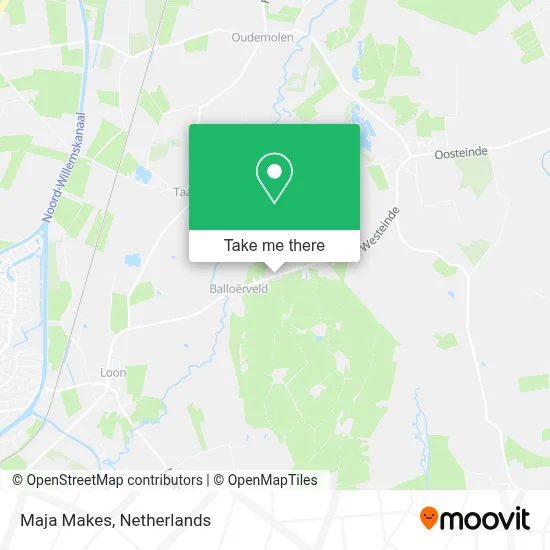 Maja Makes map
