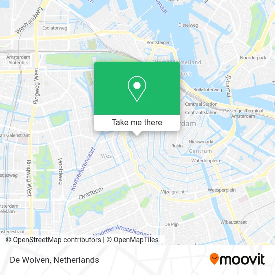 De Wolven map
