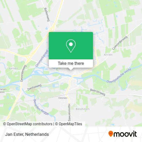 Jan Ester map