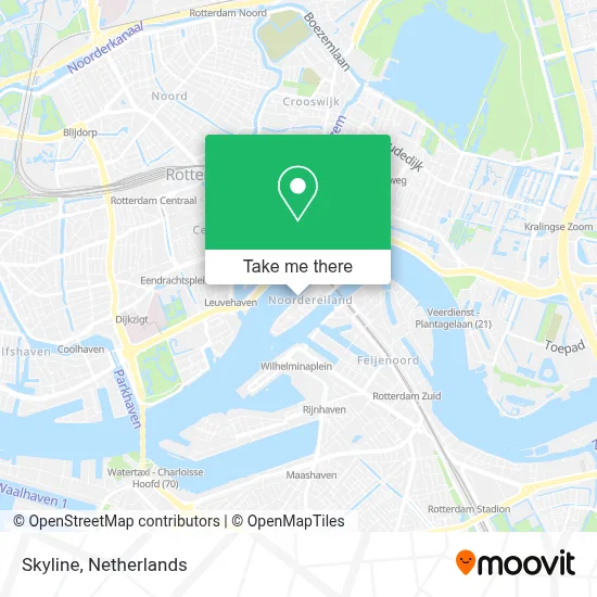 Skyline map