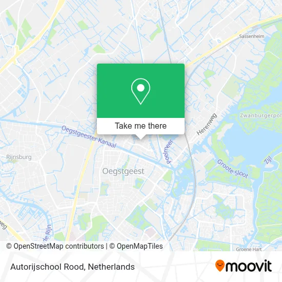 Autorijschool Rood map