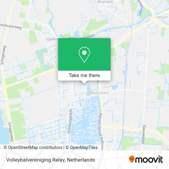 Volleybalvereniging Relay map