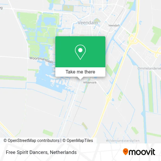 Free Spirit Dancers map