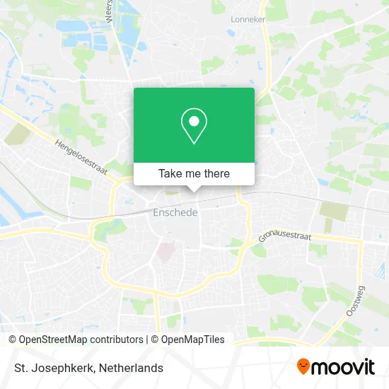 St. Josephkerk map