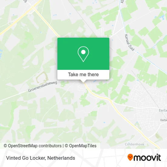 Vinted Go Locker map