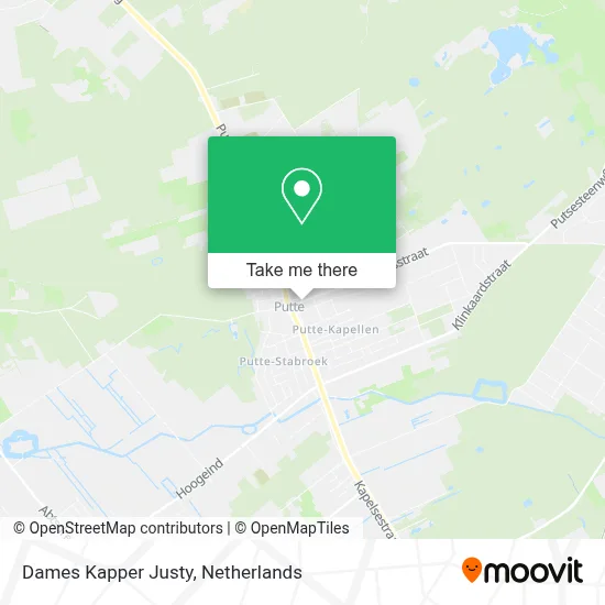 Dames Kapper Justy Karte