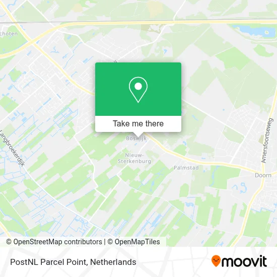 Postnl Pakketpunt map