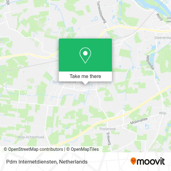 Pdm Internetdiensten map
