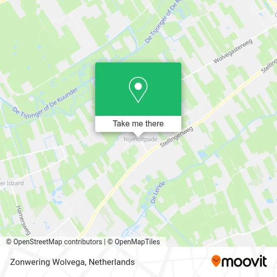 Zonwering Wolvega map