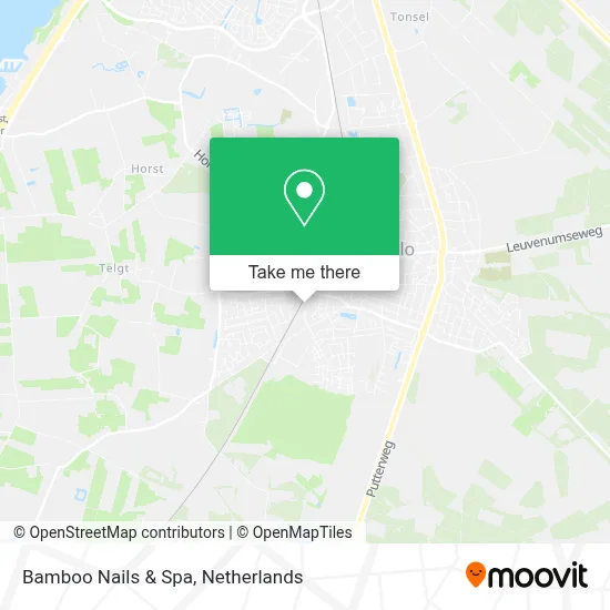Bamboo Nails & Spa map