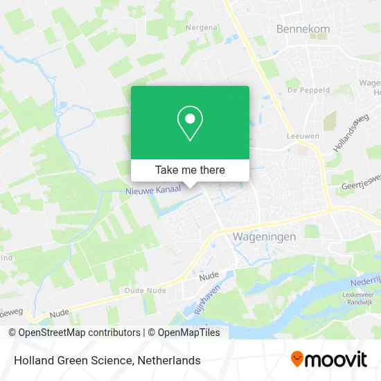 Holland Green Science map