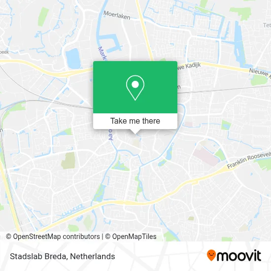 Stadslab Breda map