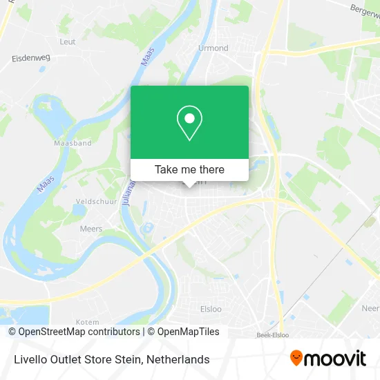 Livello Outlet Store Stein map