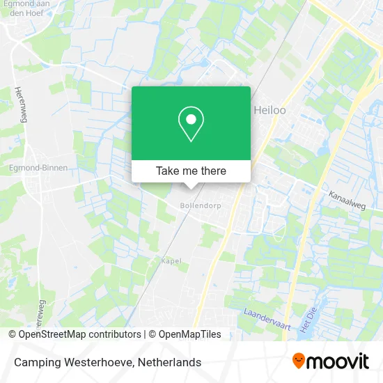 Camping Westerhoeve map