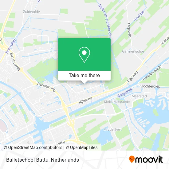 Balletschool Battu map
