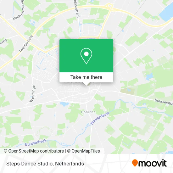 Dansstudio Steps map