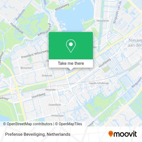 Prefense Beveiliging map